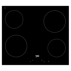 BEKO Hob Built In Electric Ceramic 60CM Black