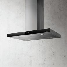 ELICA Chimney Island Black Touch Panel 90CM