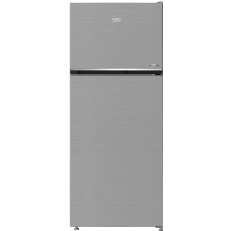 BEKO Refrigerator Freestanding 420 Gross LTR Steel  Freezer Top, 70 cm