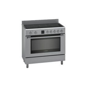BOSCH Cooker Freestanding 5 Electric Zones Steel 90CM