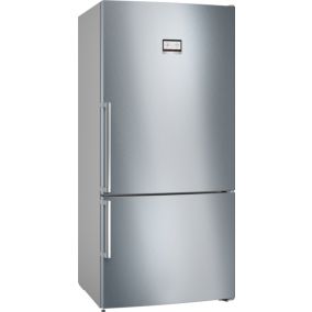 BOSCH Refrigerator Series 6 Freestanding Fridge With Bottom Freezer Anti Finger Print 682Liters