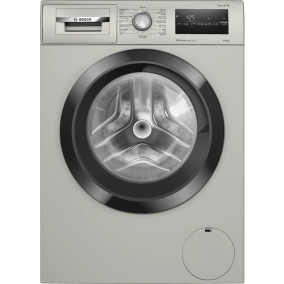 BOSCH Washer Series 4 Front Load EcoSilence Drive Silver 8KG 