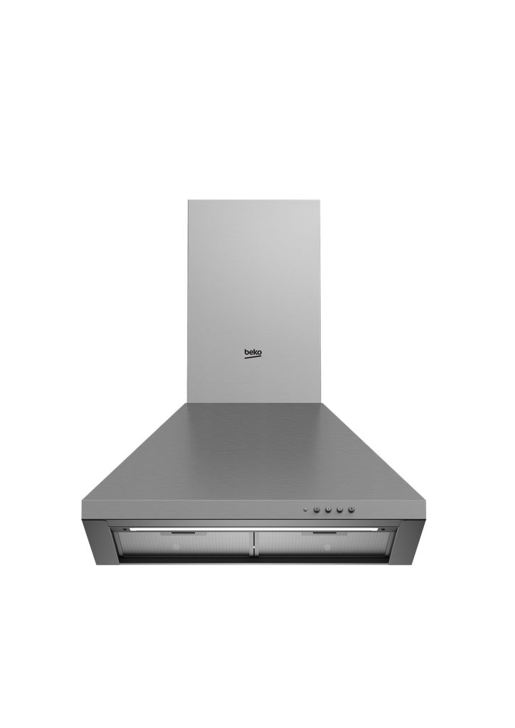 BEKO Chimney Wall Mounted Ventilation 400 m³/h Steel 60CM (CWB6441XN)