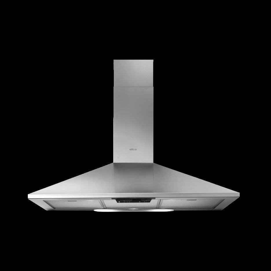 ELICA Chimney Wall Mount Pyramid Design 800m/3h Steel 90CM (MISSY ELX IX/F/90)