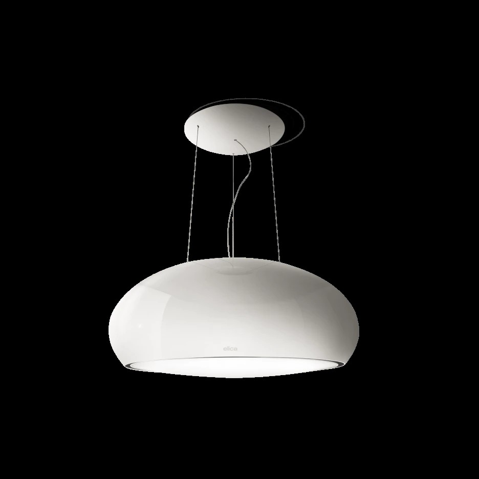 ELICA Chimney Island White 80CM (SEASHELLWH)