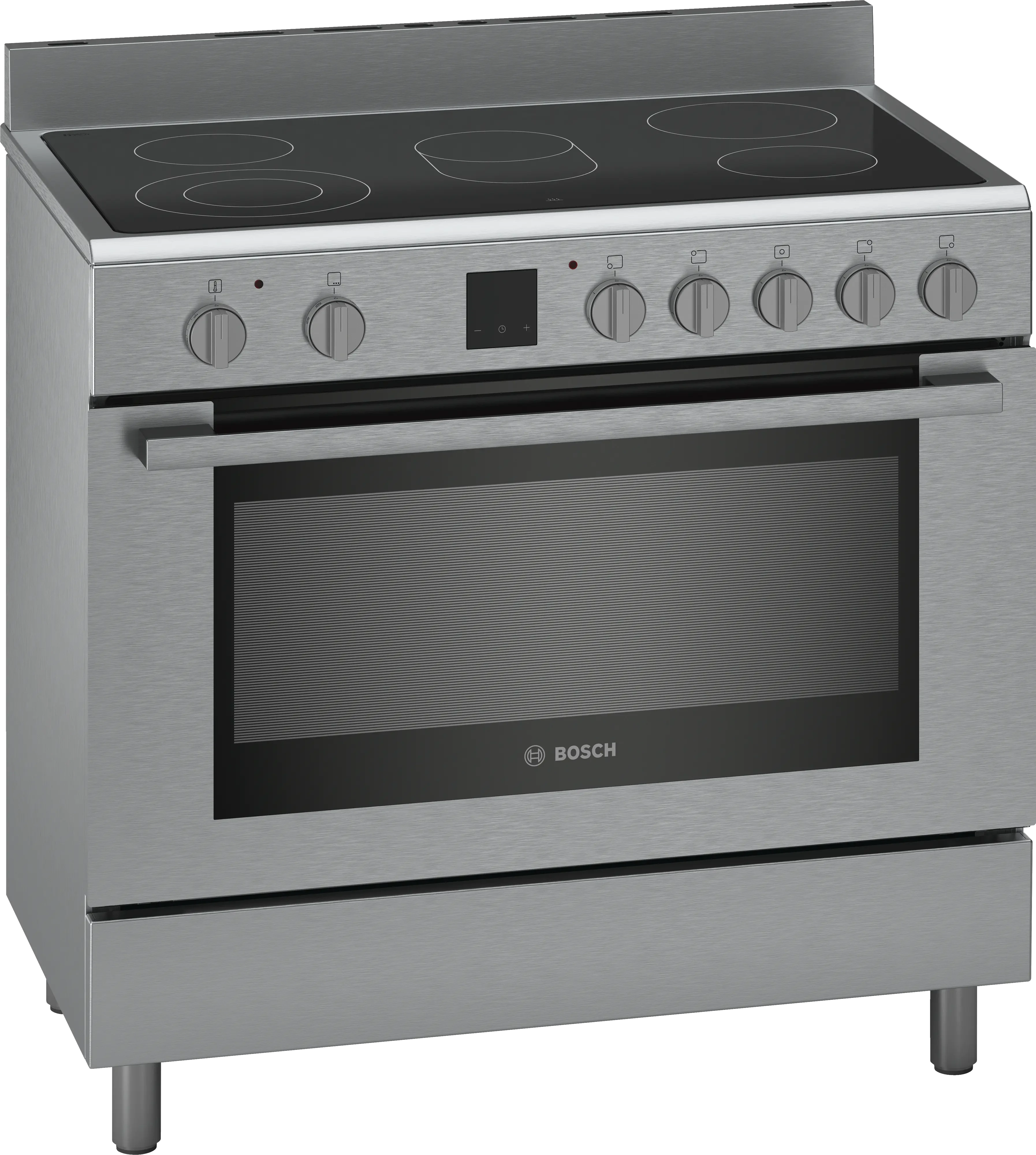 بوش طباخ مستقل 5 كهربائي مناطق ستانلس ستيل 90 سم (HKK99V850M)