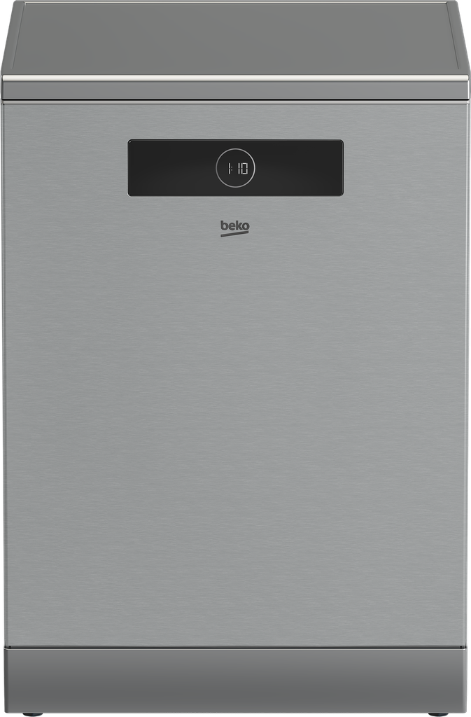 BEKO Dishwasher Freestanding 8 Programmes Steel 15 Place settings (BDEN38523XQ)