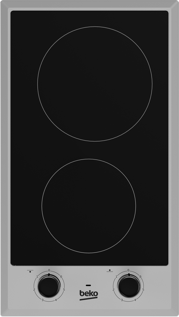 BEKO Hob Built-In Domino Vitro Ceramic 30CM (HDCC32200X)