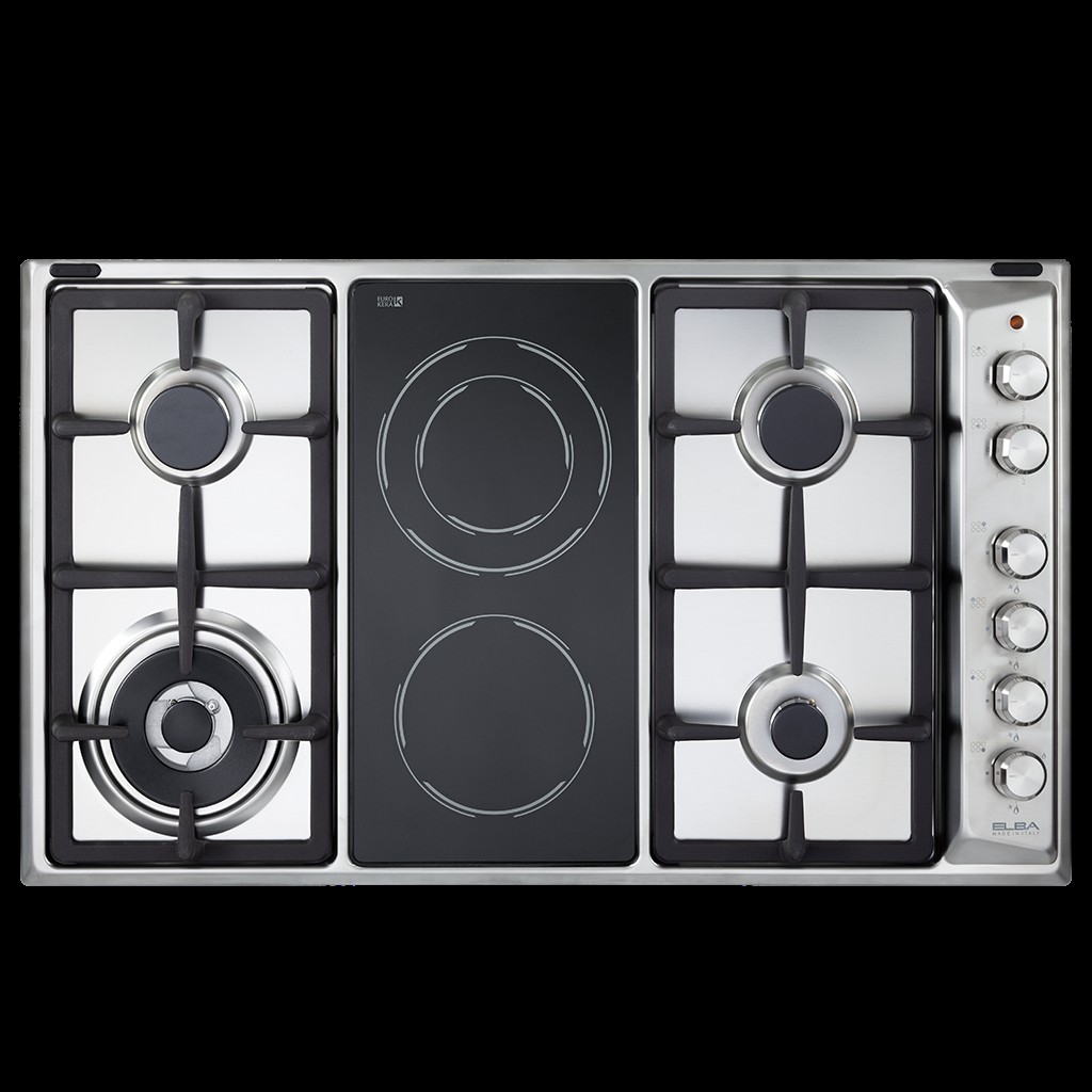 ELBA Hob Built-In 4G+2C Saftey Steel 90CM (EN95425XD)