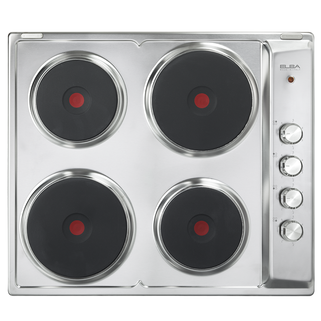 ELBA Hob Built-In Electric Side Control Knob Steel 60CM (ENS60040XD)