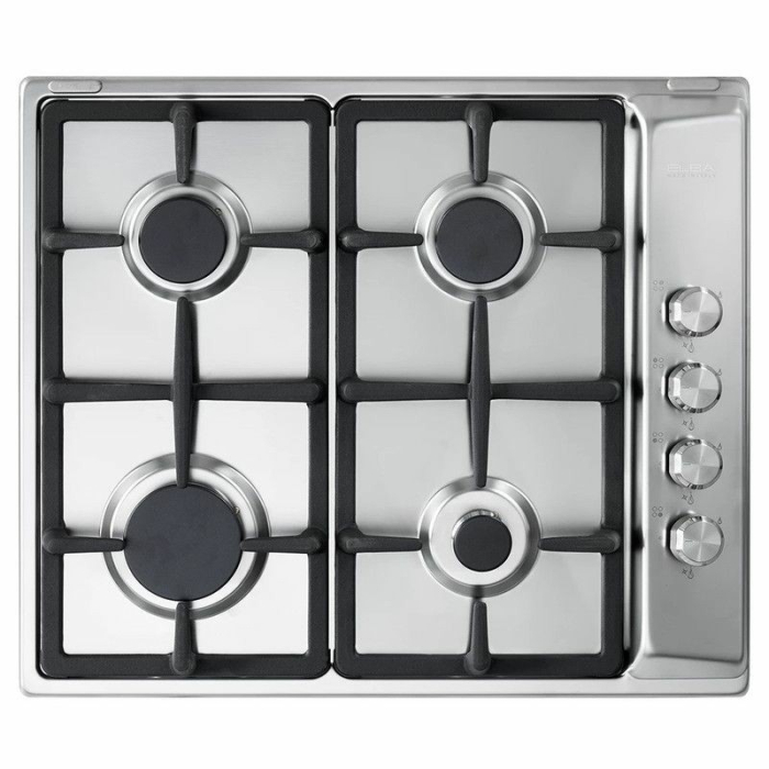 ELBA Hob Built-In Gas 4 Burners Stainless steel 60cm (ENS65444XD)