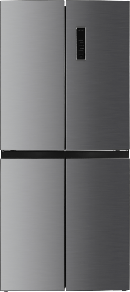 BEKO Refrigerator 466L 4 Door Side by Side Refrigerator with ProSmart Inverter Compressor, No Frost Cooling & Digital Touch Display – Inox Finish (GNO46622XPN)