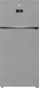 BEKO Refrigerator Freestanding Top Freezer 83.2cm Silver 650L Gross (RDNE850L22X)