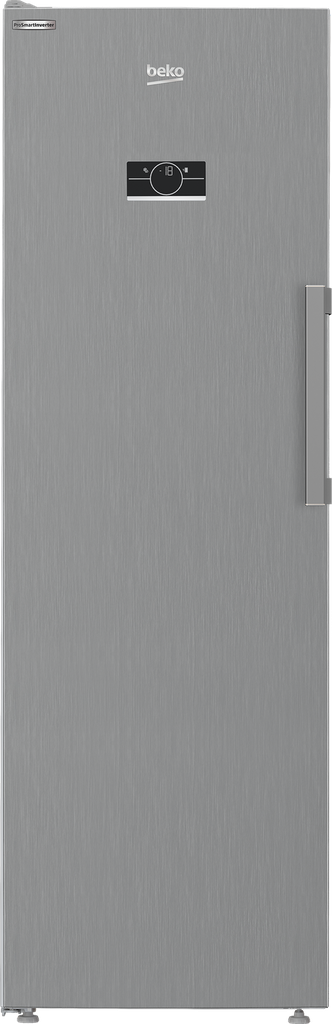 BEKO Upright Freezer Freestanding No frost Stainless Steel Gross 313 L (RFNE360X)