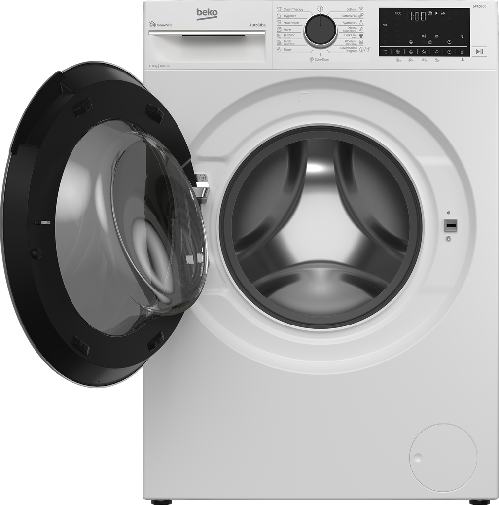 BEKO Washer Freestanding 1400rpm White 10kg (WTE1014XW)