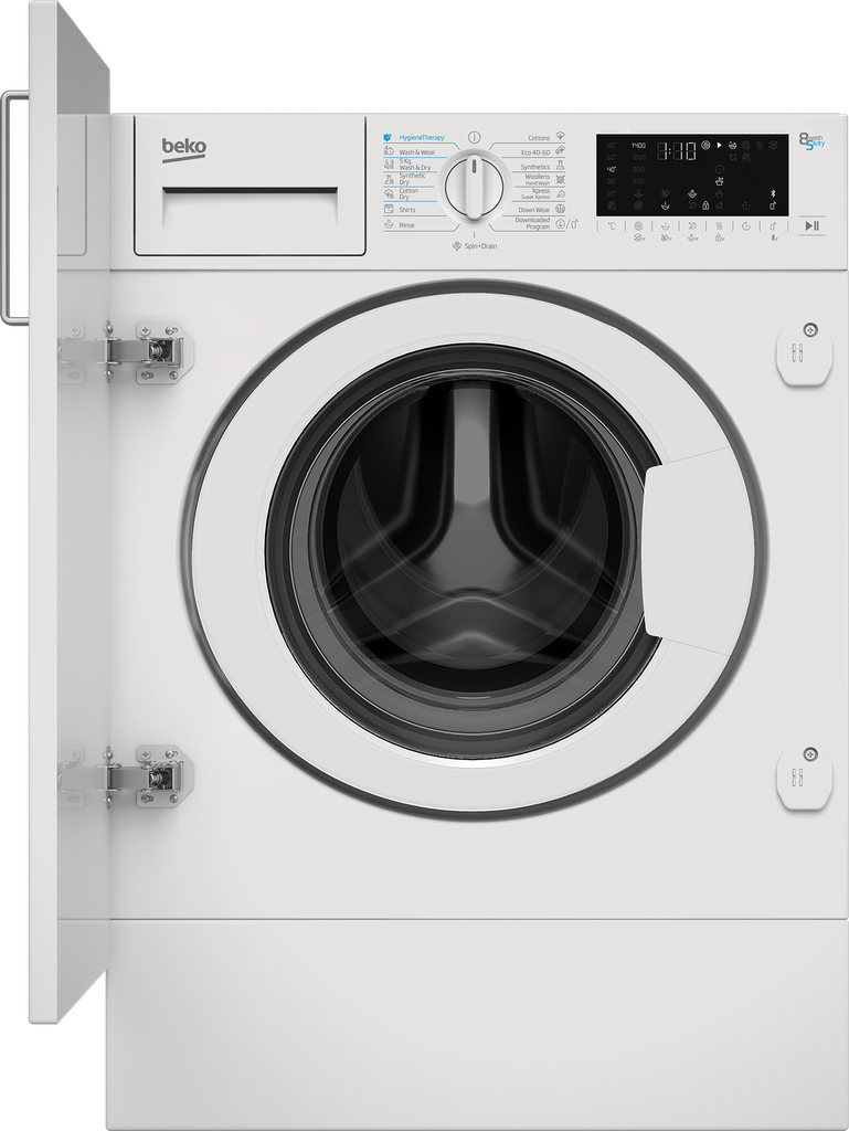 BEKO Washer Dryer Built-In Front Load White 8/5KG (HITV8733)