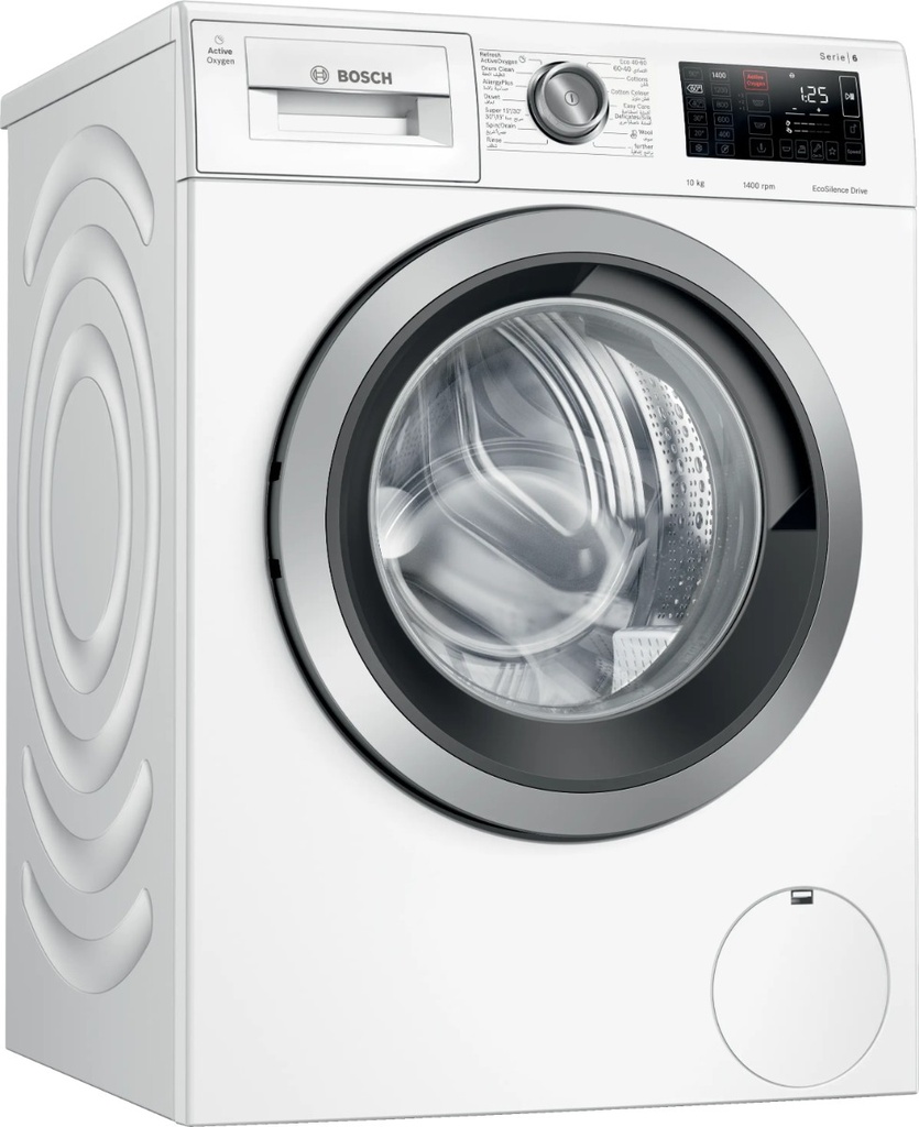 BOSCH Washer Serie 6 Active Oxygen Home Connect White 1400RPM (WAL28PH0GC)