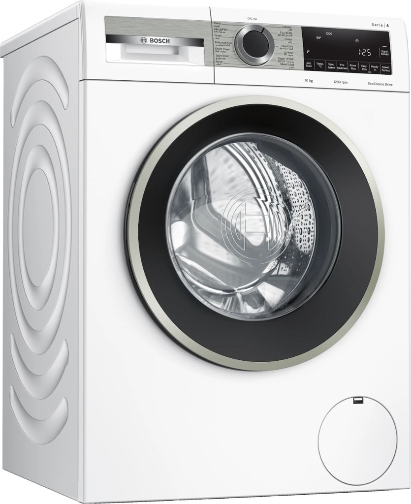 BOSCH Washer Serie 4 Front Load 1200 RPM White 10kg (WGA252X0GC)