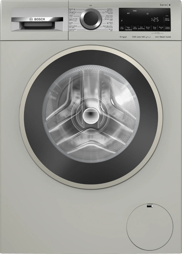 بوش غسالة Series 4 بتحميل أمامي 10 كجم (WGA2540XGC)