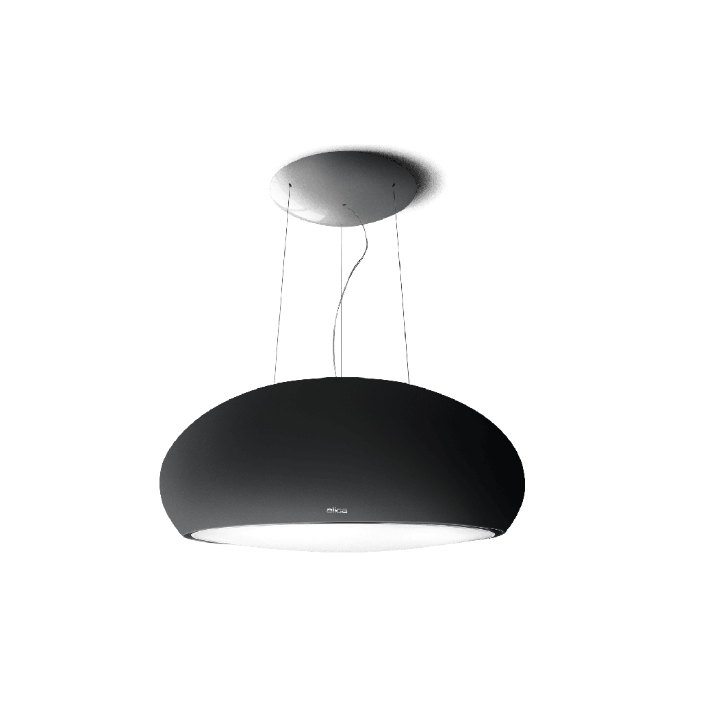 ELICA Chimney Island Matt Black 80CM (SEASHELLMB)