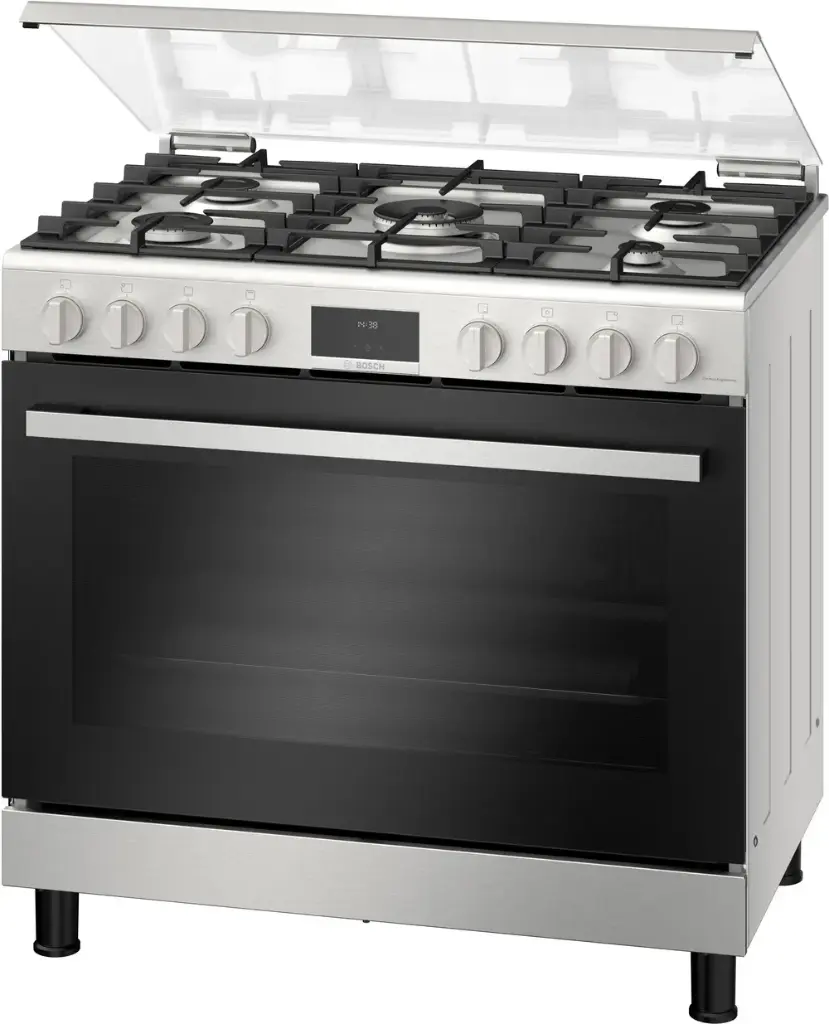 BOSCH Cooker Gas Series 6 XXL Oven Stainless Steel 90CM (HGX5H8W50M)