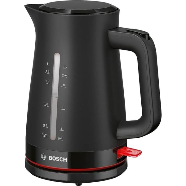 BOSCH Kettle Electric MyMoment Infuse 1.7L Capacity Fast Boil Black (TWK3M123GB)