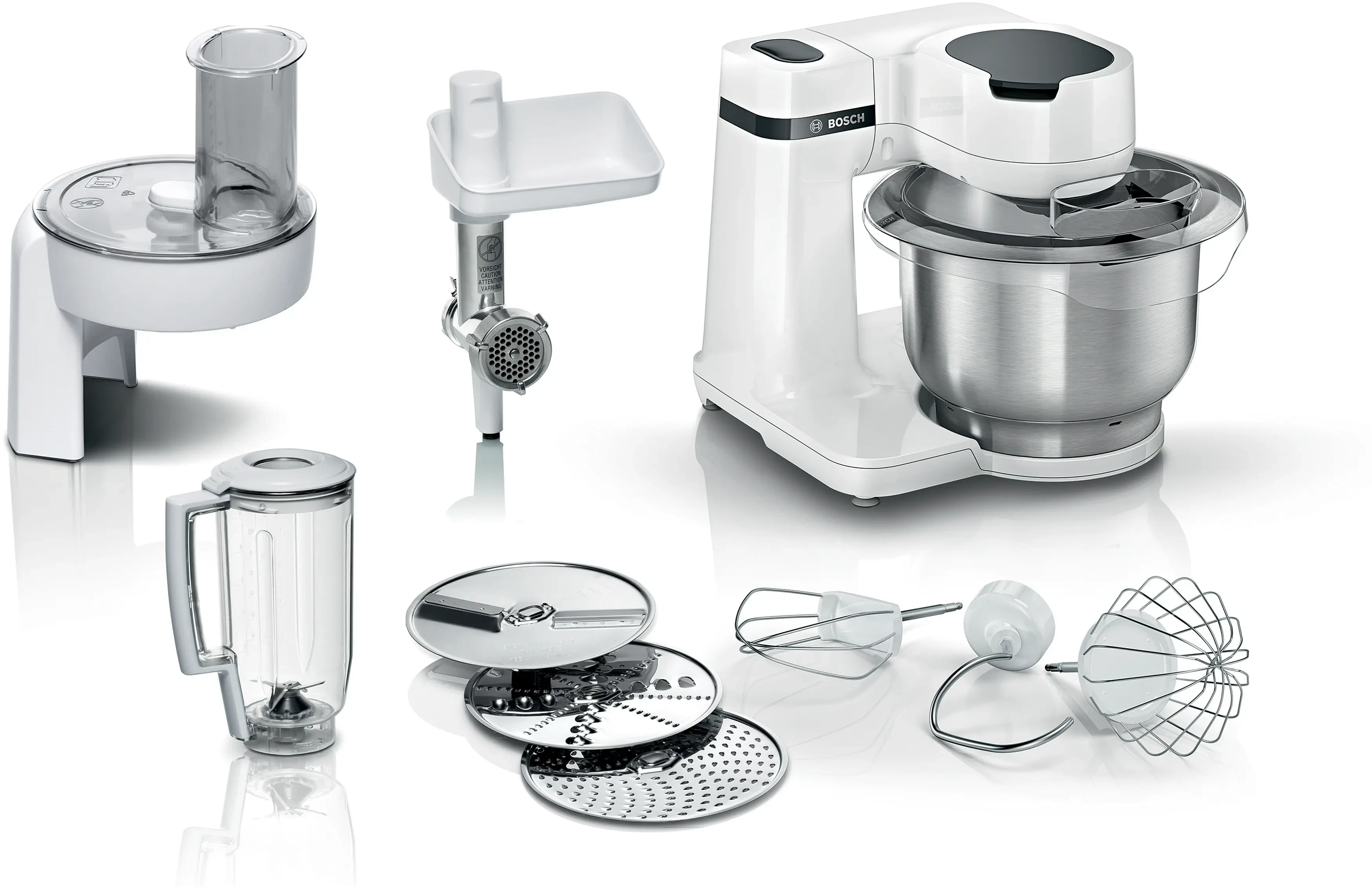 BOSCH Kitchen Machine MUM Serie 2 700W White (MUMS2EW30G)