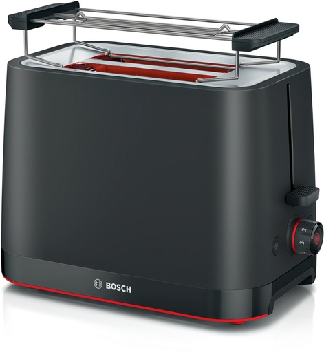 [TAT3M123GB] BOSCH Toaster Compact 950 Watts Black (TAT3M123GB)