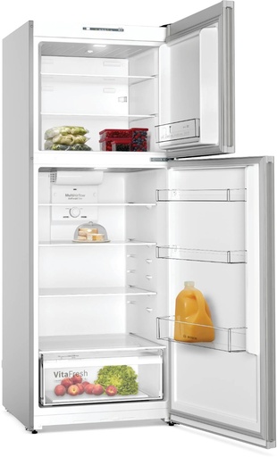 [KDN55NL20M] BOSCH Refrigerator Top Freezer Silver 485 Liters (KDN55NL20M)