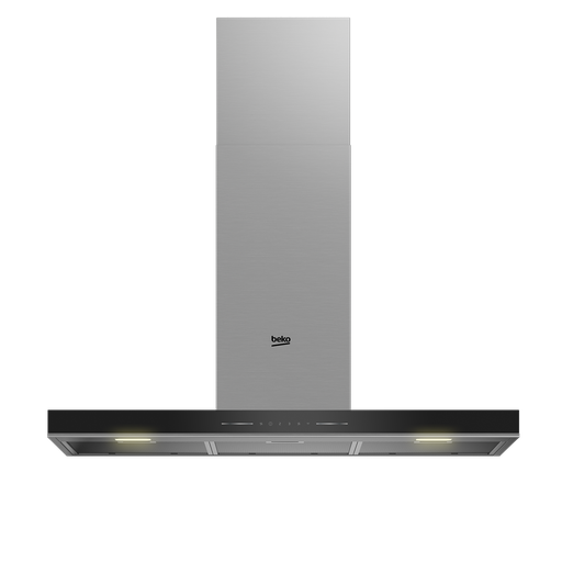 [BHCB96741BBHS] BEKO Chimney Wall T Shape Stainless Steel 90cm 715 m³/h (BHCB96741BBHS)