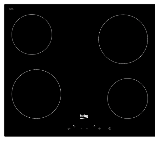 [HIC64400E] بيكو مسطح مدمج كهربائي سيراميك أسود 60 سم (HIC64400E)