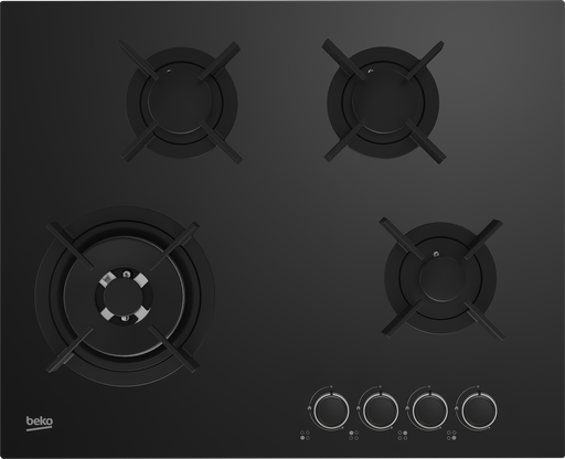 [HINW64229B65] بيكو مسطح مدمج 4 غاز أسود 60 سم (HINW64229B65)
