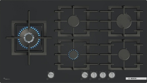 [PPM9A6I40M] BOSCH Hob Built-In Series 6 Cast Iron Flame Select Safety Ceramic 90CM (PPM9A6I40M)