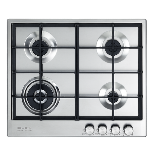 [ELIO65445] ELBA Hob Built-In Gas Full Safety Stainless Steel 60CM (ELIO65445)
