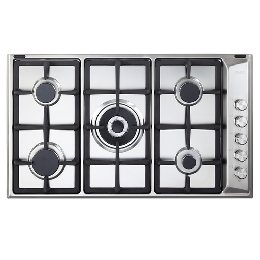 [EN95545XD] ELBA Hob Built-In Gas Knob Full Safety Steel 90CM (EN95545XD)