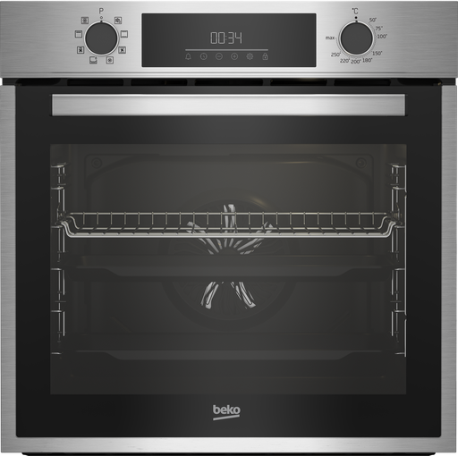 [BBIM14300XD] BEKO Oven Built-In Electric 8 Functions Steel 60CM (BBIM14300XD)