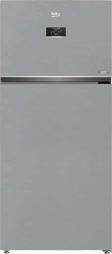 [RDNE850L22X] BEKO Refrigerator Freestanding Top Freezer 83.2cm Silver 650L Gross (RDNE850L22X)