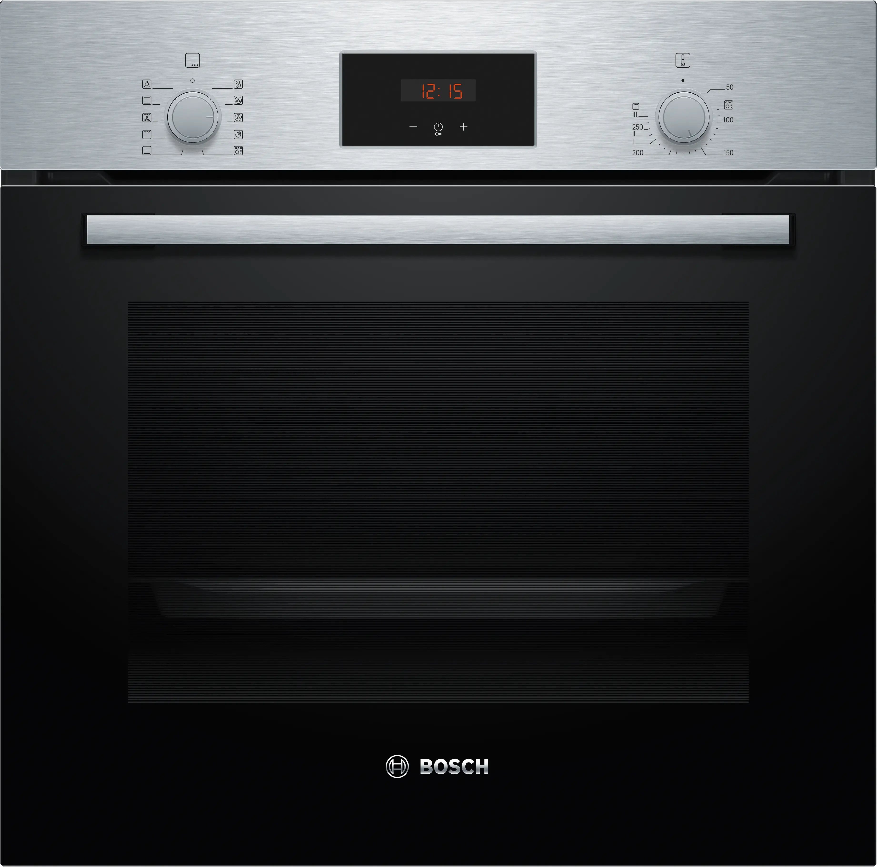 [HBF512BS1M] BOSCH Oven Built-In Series 2 7 Programmes Red LED Display With Knob Control Steel 60CM (HBF512BS1M)